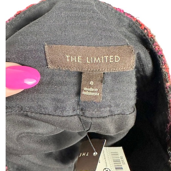 The Limited Tweed Mini Skirt Size 0 - Picture 7 of 9